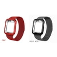 thumbnail image 1 of SOLOLUP(1/2Pack) Milanese Loop Bands for Apple Watch and Case 44mm 41mm 38mm 40mm 42mm for Women Men, Magnet Metal Mesh Bands Wristbands Strap and Cover Bumper Accessories iWatch Series SE 6 5 4 3 2 1, 1 of 10