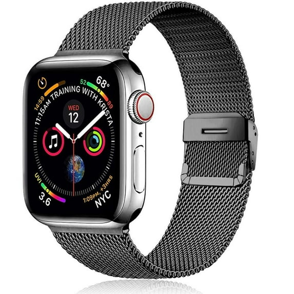 SOLOLUP(1Pack/2Pack) Milanese Loop Band for Apple Watch Bands 44mm 45mm 41mm 38mm 40mm 42mm 49mm Adjustable Stainless Steel Metal Mesh Band Accessories Wristbands for iWatch Series 8 7 SE 6 5 3 2 1