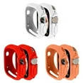 thumbnail image 1 of SOLOLUP (1Pack/3Pack) Compatible with Apple Watch Ultra Case 49mm Soft Silicone TPU Cover Protective Bumper Shockproof Shell Protector Accessories for iWatch Series Ultra 49mm, 1 of 14