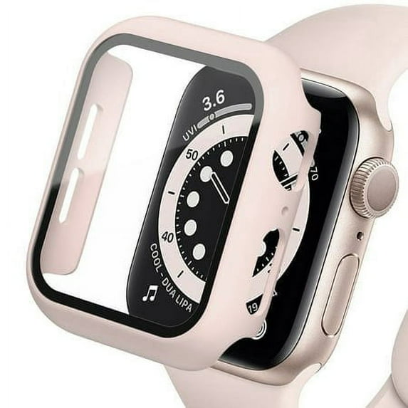 SOLOLUP (1Pack/3pack) Tempered Glass Hard Case for Apple Watch Case 45mm 44mm 38mm 42mm 41mm 40mm PC Shockproof Full Protective Bumper Case Face Cover Accessories for iWatch Series 8 7 SE 6 5 4 3 2 1