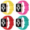 thumbnail image 1 of SOLOLUP (1Pack/4Pack) Sport Band for Apple Watch Bands 44mm 45mm 41mm 40mm 38mm 49mm 42mm Women Men Elastic Adjustable Silicoen Bands Wristbands Strap for iWatch Series Ultra 8 7 SE 6 5 4 3 2 1 Nike, 1 of 13