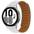 thumbnail image 1 of SOLOLUP 20mm 22mm Bands for Samsung Galaxy Watch 6 5 4 40mm 44mm/ Watch 6 4 Classic 43mm 47mm 42mm 46mm/ 5 Pro 45mm/ Active 2 Watch/ Magnetic Leather Bands Magnet Loop for Samsung Amazfit Garmin watch, 1 of 6