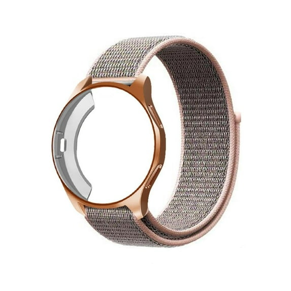 SOLOLUP 20mm 22mm Nylon Bands and Case for Samsung Galaxy Watch 46mm/Active 2/42mm Strap, Adjustable Velcro Braided Sport Band for Samsung Galaxy Watch 46mm for Samsung Gear S3 Classic Samsung Gear S3