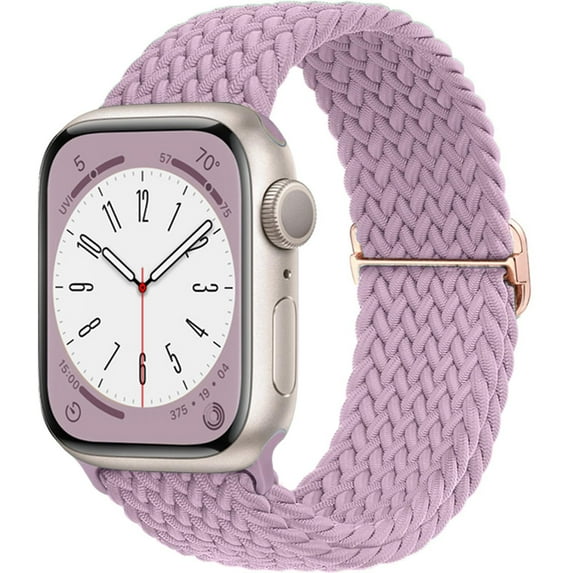 SOLOLUP Braided Solo Loop Compatible with Apple Watch Bands iWatch Band 41mm 40mm 38mm 49mm 45mm 44mm 42mm Women Men, Adjustable Stretchy Nylon Strap for iWatch Series 9 8 7 6 SE 5 4 3 2 1 Ultra