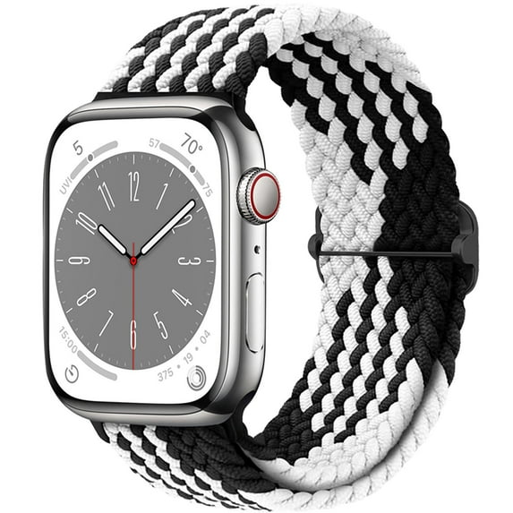 SOLOLUP Braided Solo Loop Compatible with Apple Watch Bands iWatch Band 41mm 40mm 38mm 49mm 45mm 44mm 42mm Women Men, Adjustable Stretchy Nylon Strap for iWatch Series 9 8 7 6 SE 5 4 3 2 1 Ultra