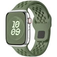 thumbnail image 1 of SOLOLUP Compatible with Apple Watch Band iWatch Series Bands 49mm 45mm 44mm 42mm 41mm 40mm 38mm Women Men, Adjustable Silicone Sport Band Replacement Apple Watch Series 9 8 7 SE 6 5 4 3 Ultra 2 Strap, 1 of 9