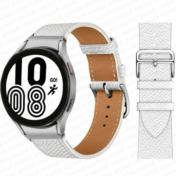 SOLOLUP Compatible with Samsung Galaxy 6 5 4 40mm 44mm/ 4 Classic 42mm 46mm/ 6 Classic 43mm 47mm/ Galaxy Watch 5 Pro 45mm 20mm Band No Gap UP Leather Wristbands