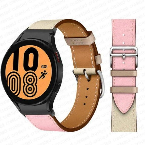 SOLOLUP Compatible with Samsung Galaxy 6 5 4 40mm 44mm/ 4 Classic 42mm 46mm/ 6 Classic 43mm 47mm/ Galaxy Watch 5 Pro 45mm 20mm Band No Gap UP Leather Wristbands