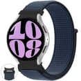 thumbnail image 1 of SOLOLUP No Gap 20mm Bands Compatible with Samsung Galaxy Watch 6 5 4 40mm 44 mm/ 4 6 Classic 42mm 46mm 43mm 47mm, 20mm Quick Release Adjustable Braided Nylon Loop Strap for Galaxy Watch 5 Pro 45mm, 1 of 11