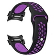 thumbnail image 1 of SOLOLUP No Gap 20mm Strap for Samsung Galaxy Watch 6/6 Classic/5/5 Pro/4/4 Classic 40mm 44mm 45mm 46mm 43mm 47mm Adjustable Silicone Bracelet Sport Wristband Women Men, 1 of 12