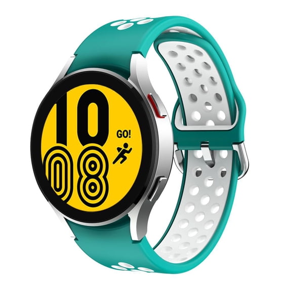 SOLOLUP No Gap Bands 20mm Band Compatible with Samsung Galaxy Watch 6/5/4 Band 40mm 44m/Watch 6 Classic 43mm 47mm/Watch 5 Pro 45mm/Watch 4 Classic 42mm 46mm, 20mm Silicone Sport Bands for Women Men