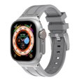 thumbnail image 1 of SOLOLUP Liquid Silicone Sport Band Compatible with Apple Watch Ultra Bands 49mm 45mm 41mm 44mm 40mm 42mm 38mm Women Men, Soft Silicone Strap for  iWatch Series 9 8 7 SE 6 5 4 3 Band, 1 of 11