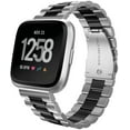 thumbnail image 1 of SOLOLUP Metal Band Compatible with Fitbit Versa 2, Versa, Versa Lite Edition,Stainless Steel Strap Replacement Business Bracelet Compatible with Fitbit Versa Smartwatch, 1 of 11