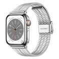 thumbnail image 1 of SOLOLUP Metal Stainless Steel Band Compatible with Apple Watch Band iWatch Bands 38mm 40mm 41mm 42mm 44mm 45mm 49mm, Quick Release Watch for  iWacth Series Ultra 9 8 7 SE 6 5 4 3 2 1, 1 of 7