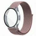 thumbnail image 1 of SOLOLUP Nylon Band Braided Loop Strap + Hard Case Compatible with Samsung Galaxy watch 5 4 40mm 44mm Bnad with Tempered Glass Bumper Case Cover, 1 of 11
