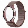 thumbnail image 1 of SOLOLUP Nylon Band Braided Loop Strap + Hard Case Compatible with Samsung Galaxy watch 5 4 40mm 44mm Bnad with Tempered Glass Bumper Case Cover, 1 of 11