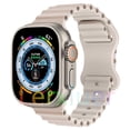 thumbnail image 1 of SOLOLUP Ocean Silicone Bands Compatible with Apple Watch Band 49mm 45mm 44mm 42mm 41mm 40mm 38mm, Breathable Sport Strap Adjustable Wristband for iWatch Ultra Series 9/8/7/SE/6/5/4/3/2/1 Women Men, 1 of 12