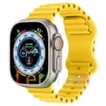 thumbnail image 1 of SOLOLUP Ocean Silicone Bands Compatible with Apple Watch Band 49mm 45mm 44mm 42mm 41mm 40mm 38mm, Breathable Sport Strap Adjustable Wristband for iWatch Ultra Series 9/8/7/SE/6/5/4/3/2/1 Women Men, 1 of 12