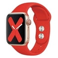 thumbnail image 1 of SOLOLUP Silicone Band Sport Band Compatible with Apple Watch Ultra Bands 49mm 45mm 44mm 41mm 40mm 38mm 42mm Women Men, Elastic Adjustable Strap for iWatch Series 9 8 7 SE 6 5 4 3 2 1 Accessories, 1 of 12