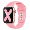 thumbnail image 1 of SOLOLUP Silicone Band Sport Band Compatible with Apple Watch Ultra Bands 49mm 45mm 44mm 41mm 40mm 38mm 42mm Women Men, Elastic Adjustable Strap for iWatch Series 9 8 7 SE 6 5 4 3 2 1 Accessories, 1 of 12