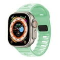 thumbnail image 1 of SOLOLUP Silicone Sport Bands Compatible with Apple Watch Bands iwatch Bands Ultra 49mm 45mm 44mm 40mm 41mm 38mm 42mm Women Men, Adjustable Sport Wristbands for iWatch Series 9 8 7 SE 6 5 4 3 2 1, 1 of 12