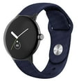 thumbnail image 1 of SOLOLUP Sport Band Compatible with Google Pixel Watch 2/1, Soft Silicone Google Pixel Watch Band, Flexible Breathable Waterproof Replacement Strap for Google Pixel Watch Accessories Women Men, 1 of 6