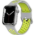thumbnail image 1 of SOLOLUP Sport Bands Compatible with Apple Watch Band iWatch Bands 49mm 45mm 44mm 42mm 41mm 40mm 38mm Women Men, Adjustable Soft Silicone Sport Band for iWatch Series 9 8 7 6 5 4 3 2 1 SE Ultra, 1 of 13