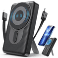 thumbnail image 1 of SOLPOWBEN 20000mAh Magnetic Wireless Charger Portable Power Bank 22.5W Fast Charging, Battery Pack with LED Display and Stand, Compatible with iPhone 18/17/16/15/14/13 Series, 1 of 9
