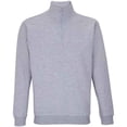 thumbnail image 1 of SOLS  Adult Conrad Marl Quarter Zip Sweatshirt, 1 of 4