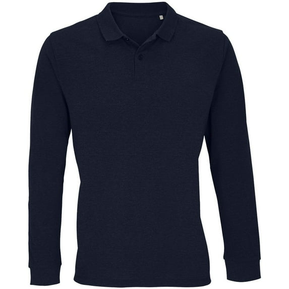 SOLS Adult Planet Piqué Long-Sleeved Polo Shirt