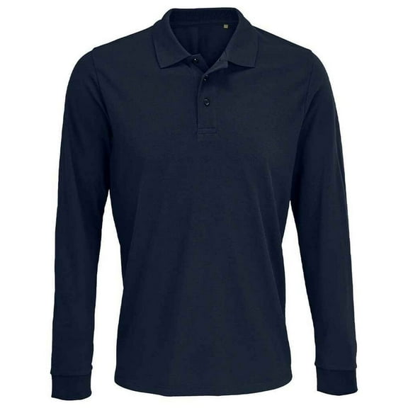 SOLS Adult Prime Pique Long-Sleeved Polo Shirt