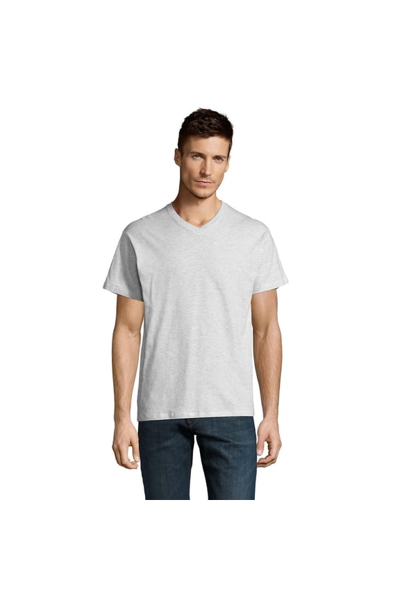 SOLS Adult Victory Heather V Neck T-Shirt