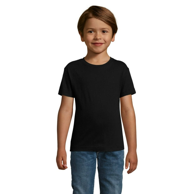 SOLS Boys Girls Regent Short Sleeve Fitted T Shirt Walmart