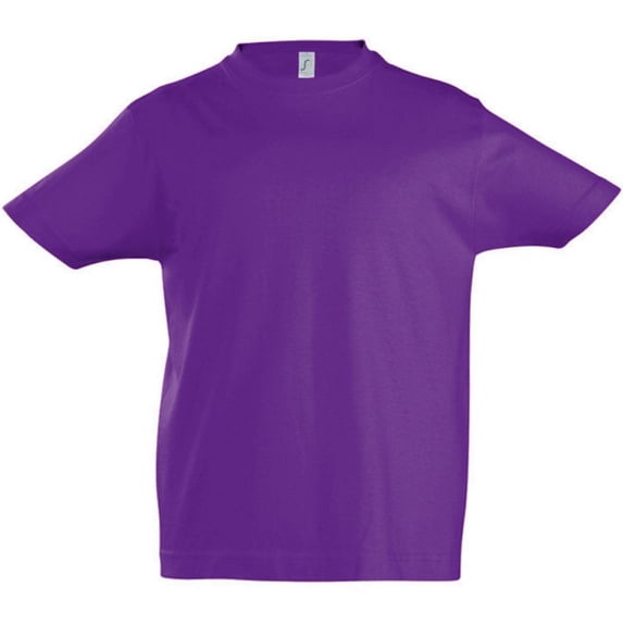 SOLS Kids Big Boys Imperial Heavy Cotton Short Sleeve T-Shirt