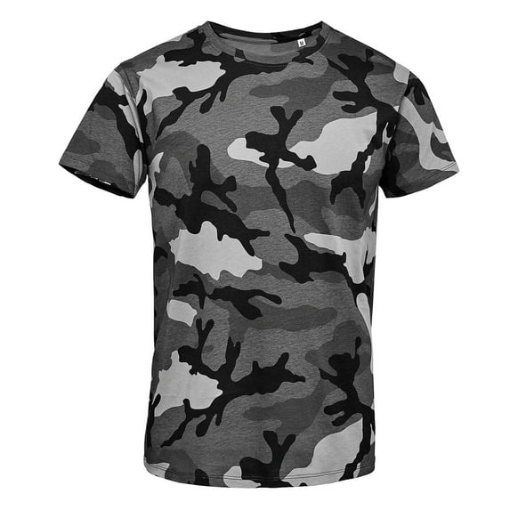 SOLS Mens Camo Short Sleeve T-Shirt