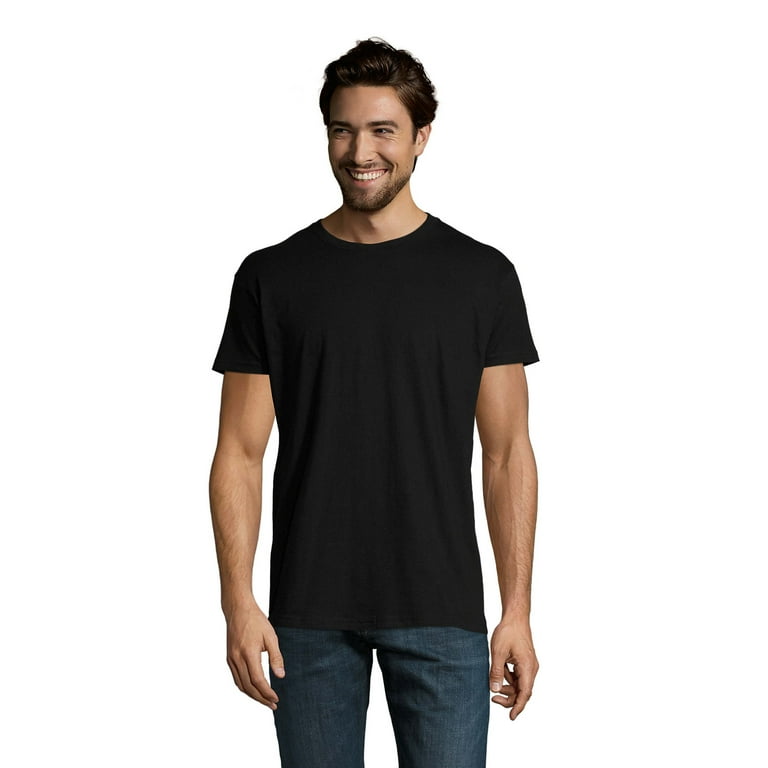 SOLS Mens Imperial Slim Fit Short Sleeve T Shirt Walmart