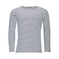 thumbnail image 1 of SOLS Mens Marine Long Sleeve Stripe T-Shirt, 1 of 5