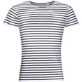 thumbnail image 1 of SOLS Mens Miles Striped Short Sleeve T-Shirt, 1 of 4