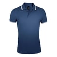 thumbnail image 1 of SOLS Mens Pasadena Tipped Short Sleeve Pique Polo Shirt, 1 of 4
