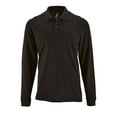 thumbnail image 1 of SOLS Mens Perfect Long Sleeve Pique Polo Shirt, 1 of 4