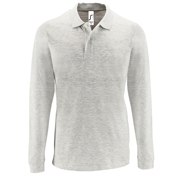 SOLS Mens Perfect Long Sleeve Pique Polo Shirt