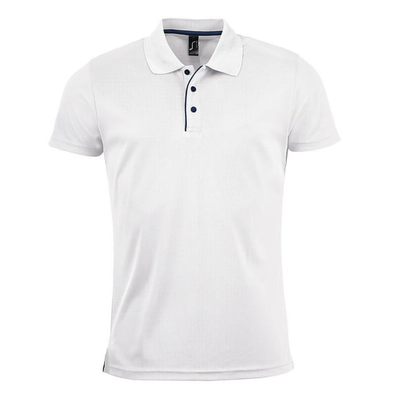 SOLS Mens Performer Short Sleeve Pique Polo Shirt