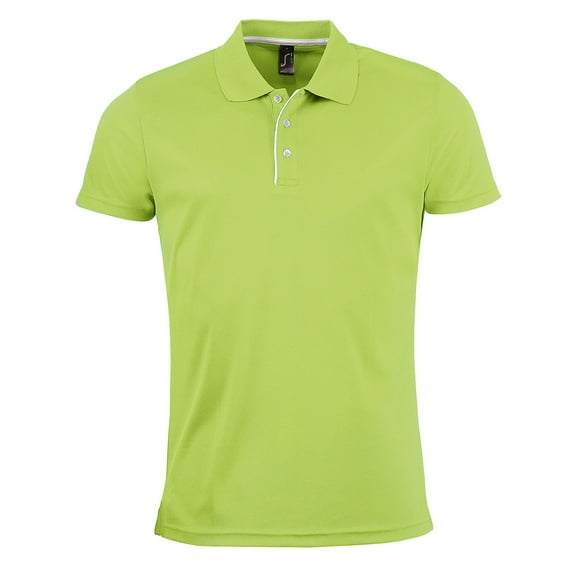 SOLS Mens Performer Short Sleeve Pique Polo Shirt