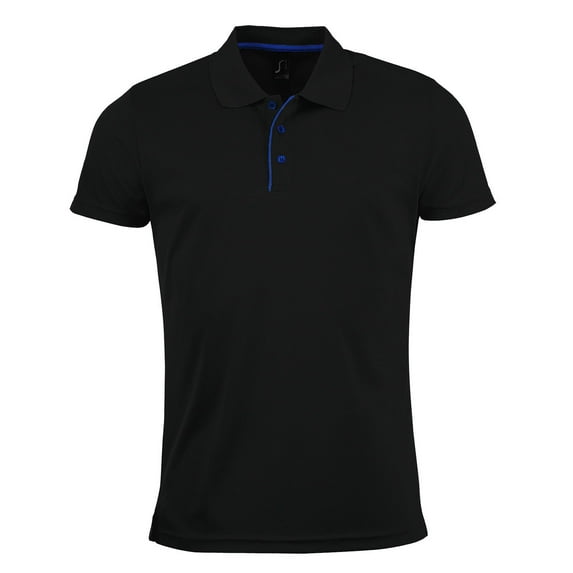 SOLS Mens Performer Short Sleeve Pique Polo Shirt