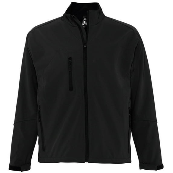 SOLS Mens Relax Soft Shell Jacket (Breathable, Windproof And Water Resistant)