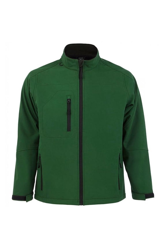 SOLS Mens Relax Soft Shell Jacket (Breathable, Windproof And Water Resistant)