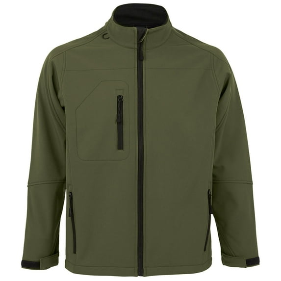 SOLS Mens Relax Soft Shell Jacket (Breathable, Windproof And Water Resistant)