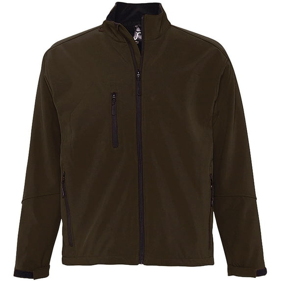 SOLS Mens Relax Soft Shell Jacket (Breathable, Windproof And Water Resistant)