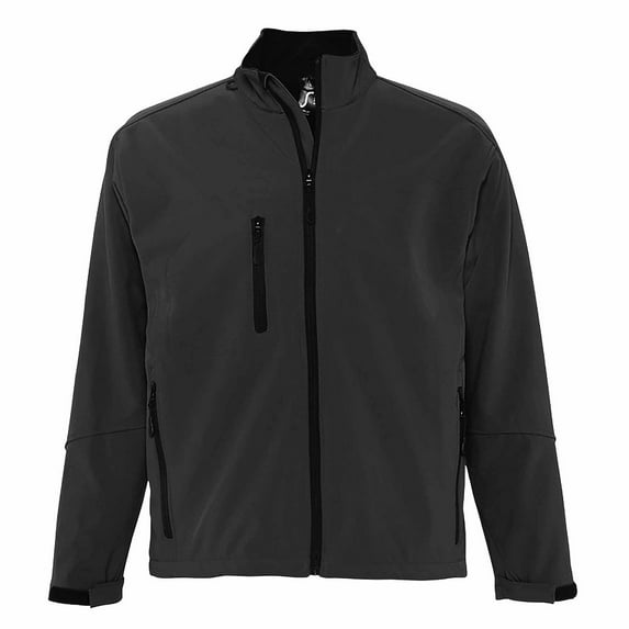 SOLS Mens Relax Soft Shell Jacket (Breathable, Windproof And Water Resistant)