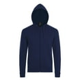 thumbnail image 1 of SOLS Mens Stone Zip Up Plain Hoodie, 1 of 5